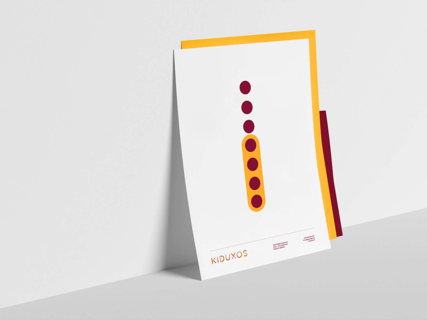 KIDUXOS兒童商店品牌logo設計vi設計與店鋪空間設計