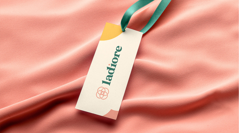 ladiore 女性時尚品牌logo設計與視覺識別vi設計，源自四個象征