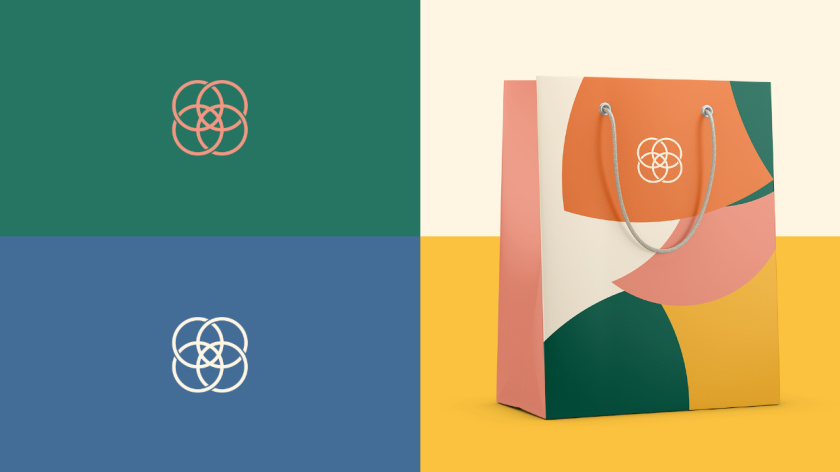 ladiore 女性時尚品牌logo設計與視覺識別vi設計，源自四個象征