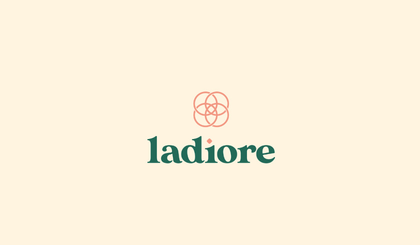 ladiore 女性時尚品牌logo設計與視覺識別vi設計，源自四個象征
