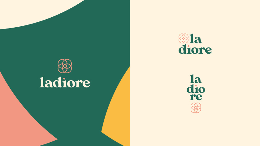 ladiore 女性時尚品牌logo設計與視覺識別vi設計，源自四個象征