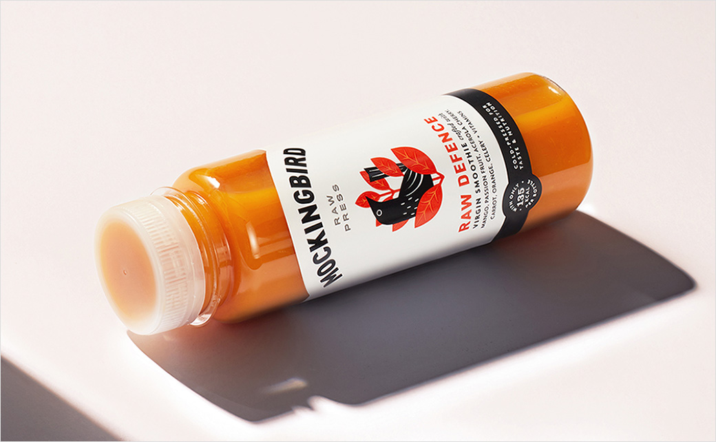 Mockingbird 知更鳥果汁包裝設計