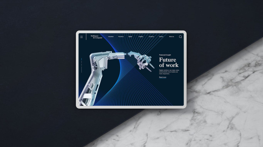 麥肯錫咨詢公司新企業(yè)形象vi設(shè)計(jì)，強(qiáng)調(diào)合作伙伴關(guān)系