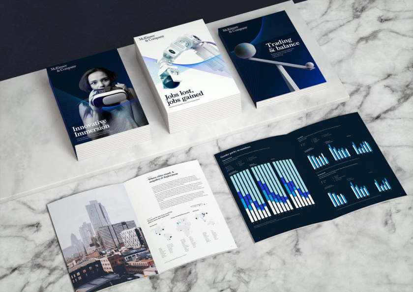 麥肯錫咨詢公司新企業(yè)形象vi設(shè)計(jì)，強(qiáng)調(diào)合作伙伴關(guān)系