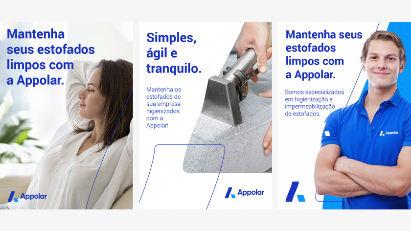 Appolar 環境清潔和衛生消毒公司vi視覺識別設計logo設計