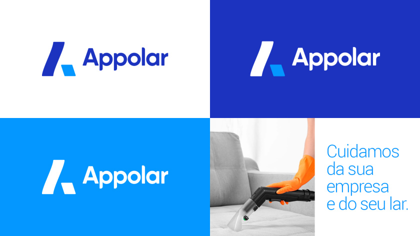 Appolar 環境清潔和衛生消毒公司vi視覺識別設計logo設計