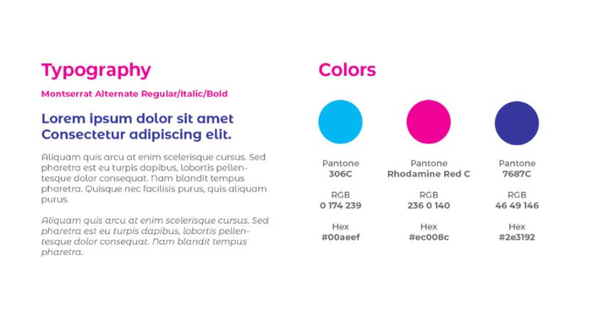 Arte e Magia兒童青少年舞蹈教育機(jī)構(gòu)品牌vi視覺(jué)形象設(shè)計(jì)，彎曲漸變色塊的疊加