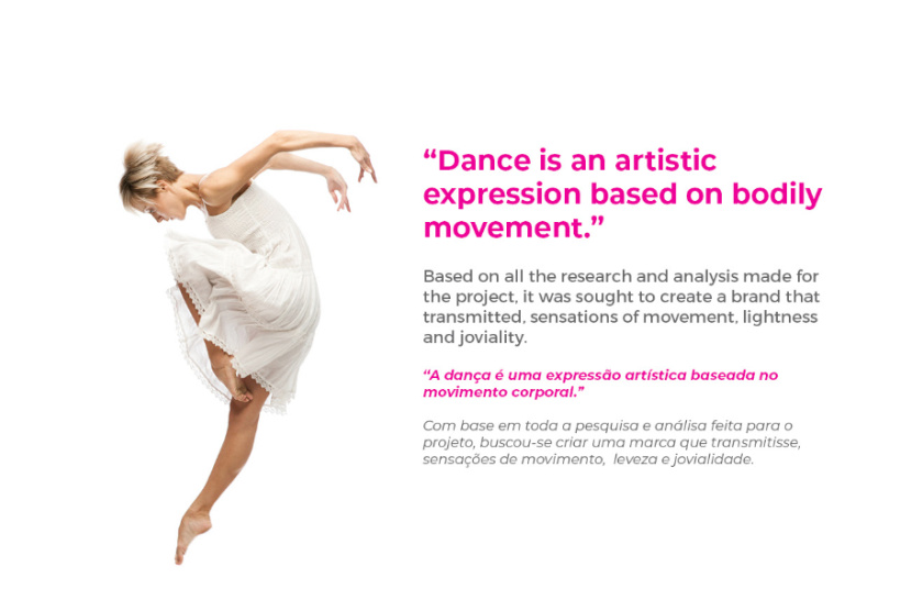 Arte e Magia兒童青少年舞蹈教育機(jī)構(gòu)品牌vi視覺(jué)形象設(shè)計(jì)，彎曲漸變色塊的疊加