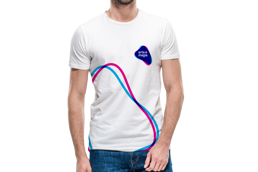 Arte e Magia兒童青少年舞蹈教育機(jī)構(gòu)品牌vi視覺(jué)形象設(shè)計(jì)，彎曲漸變色塊的疊加