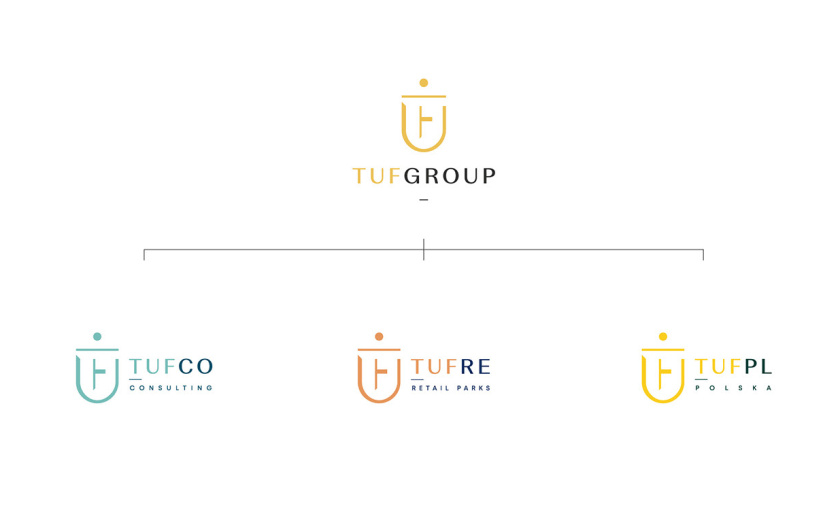 TUFRE 商業辦公園區品牌vi形象設計，具有一定藝術風格的設計