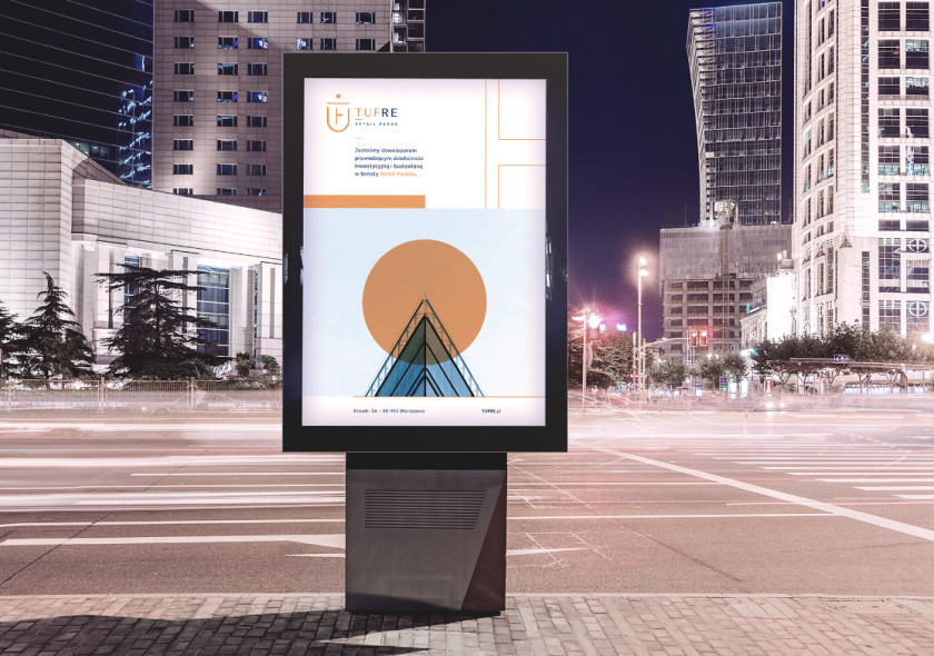 TUFRE 商業辦公園區品牌vi形象設計，具有一定藝術風格的設計