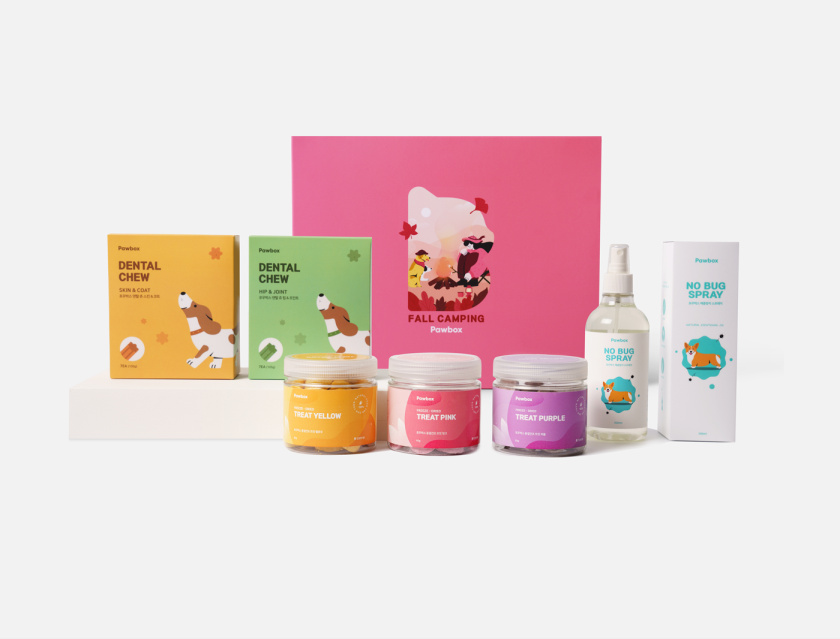 Pawbox寵物用品平臺網站品牌形象設計-包裝設計