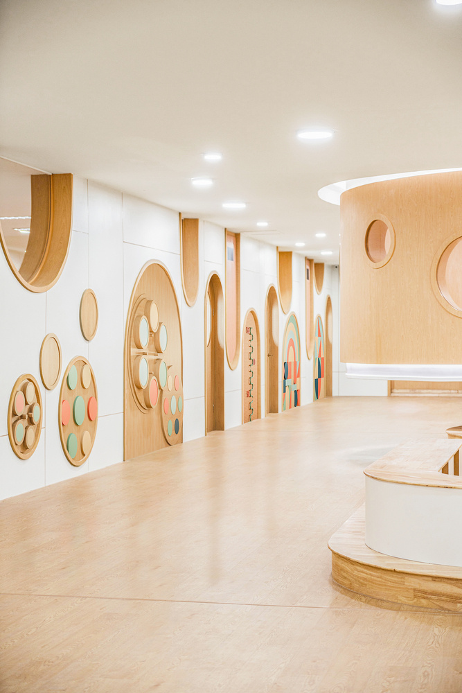 KPIS幼兒園室內教育空間設計與寓教于樂的游戲墻設計