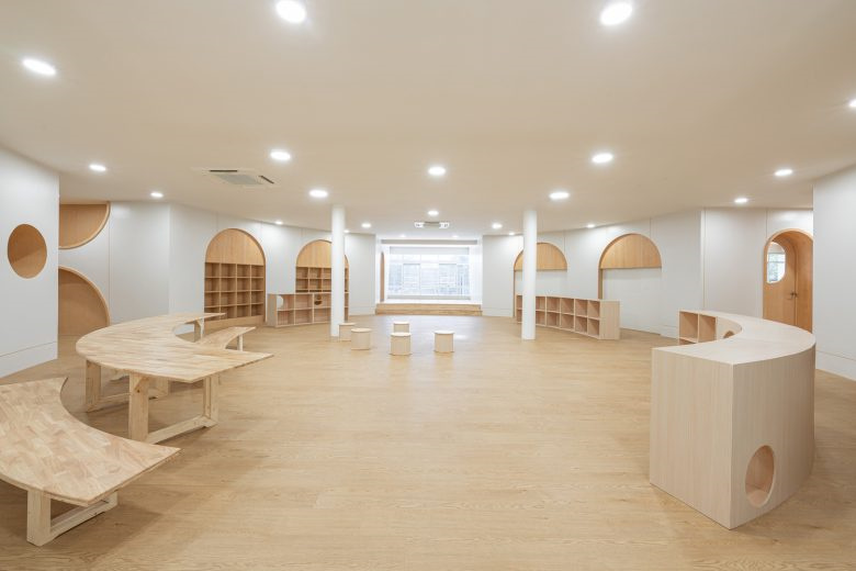 KPIS幼兒園室內教育空間設計與寓教于樂的游戲墻設計