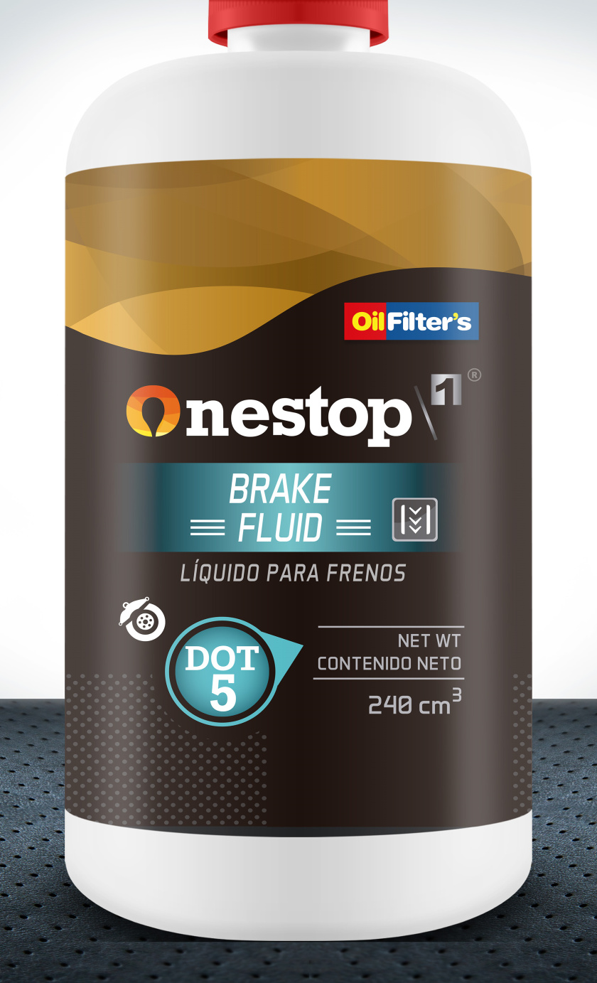 OneStop 汽車潤滑油包裝設(shè)計，動態(tài)漸變色塊風(fēng)格