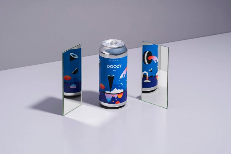 FUERST WIACEK啤酒包裝設計，每一個都是不同的插畫，不同的藝術品