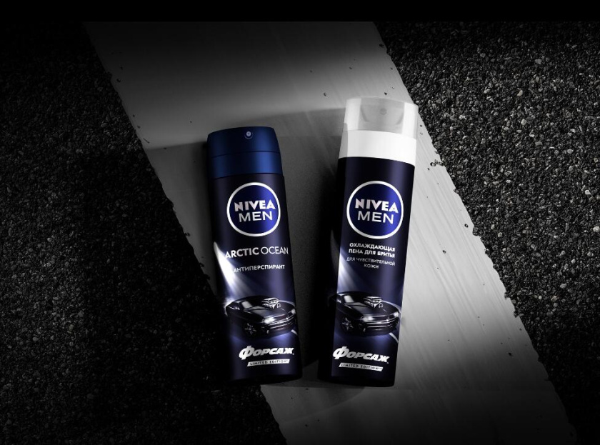 妮維雅NIVEA男士個人清潔護(hù)理化妝品包裝設(shè)計(jì)“速度與激情”汽車系列