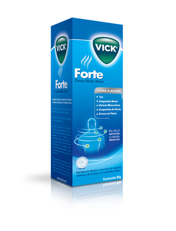 Vick Forte 藍(lán)色科技風(fēng)格藥品包裝設(shè)計(jì)