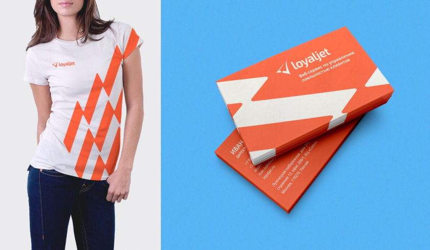 LoyalJet 航空服務公司企業飛機logo設計與閃電vi設計