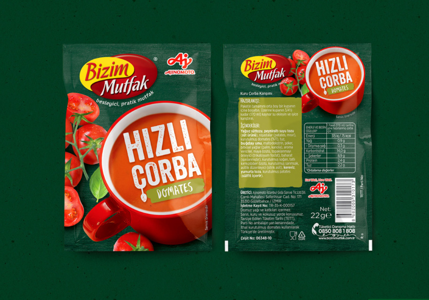 Bizim Mutfak 方便速食湯包裝設計