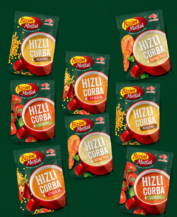 Bizim Mutfak 方便速食湯包裝設計