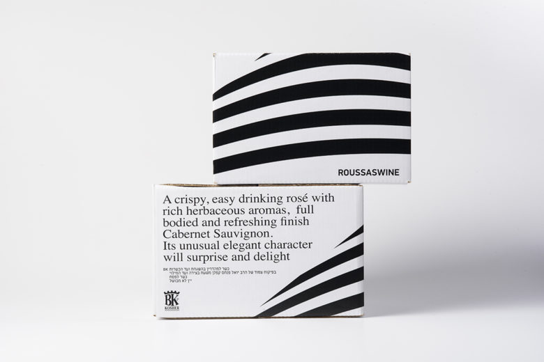 魯薩斯葡萄酒外包裝箱設計“延伸的藝術線條”