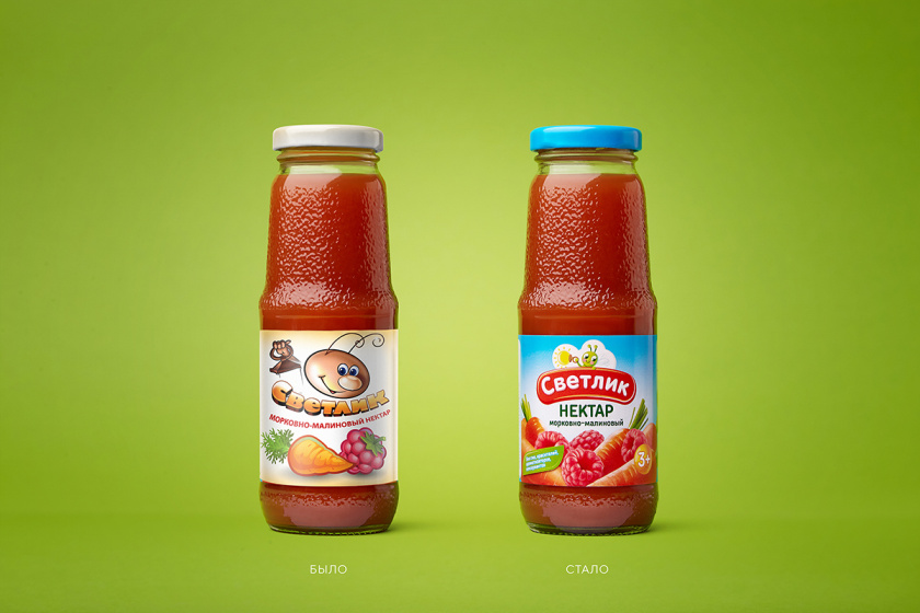 CBETNMK蔬菜花蜜濃縮果汁包裝設計與螢火蟲卡通logo設計