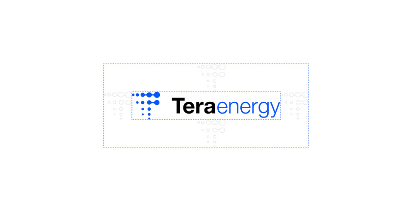 Tera Energy 能源咨詢公司logo設計vi設計，動態圓點科技風格