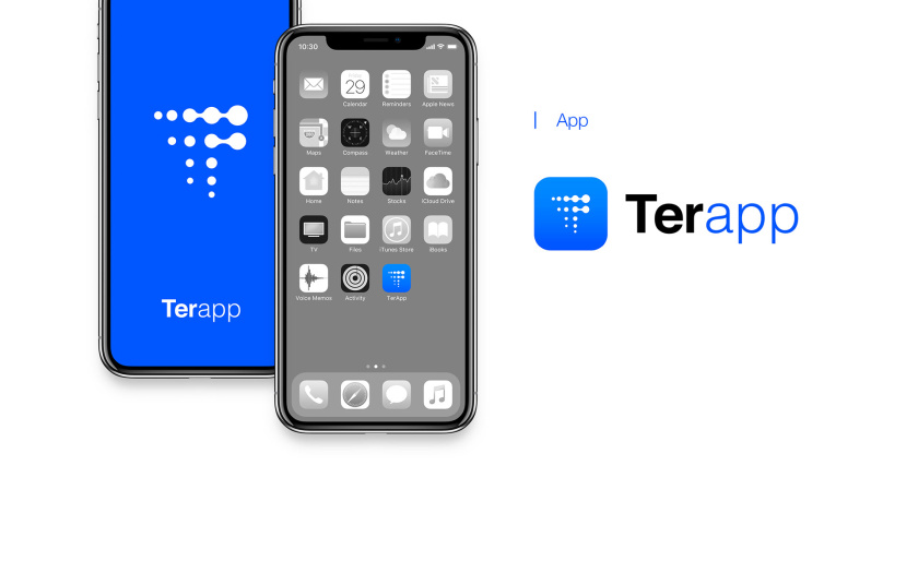 Tera Energy 能源咨詢公司logo設計vi設計，動態圓點科技風格