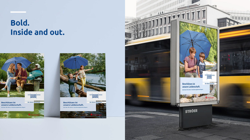 拜仁保險公司品牌vi視覺形象系統設計規范，靈活便于應用