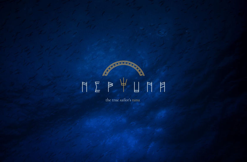 Neptuna 金槍魚罐頭品牌形象logo設(shè)計