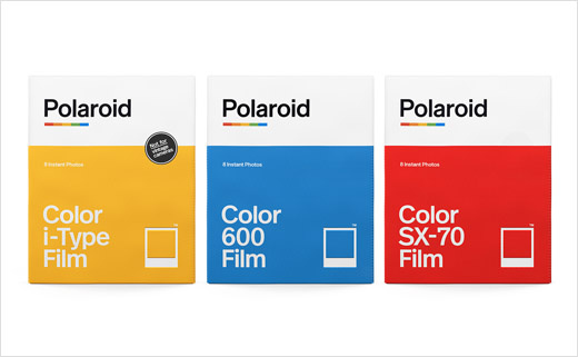 寶麗來相機(jī)公布統(tǒng)一的品牌命名與logo設(shè)計——帶有5個色條的設(shè)計