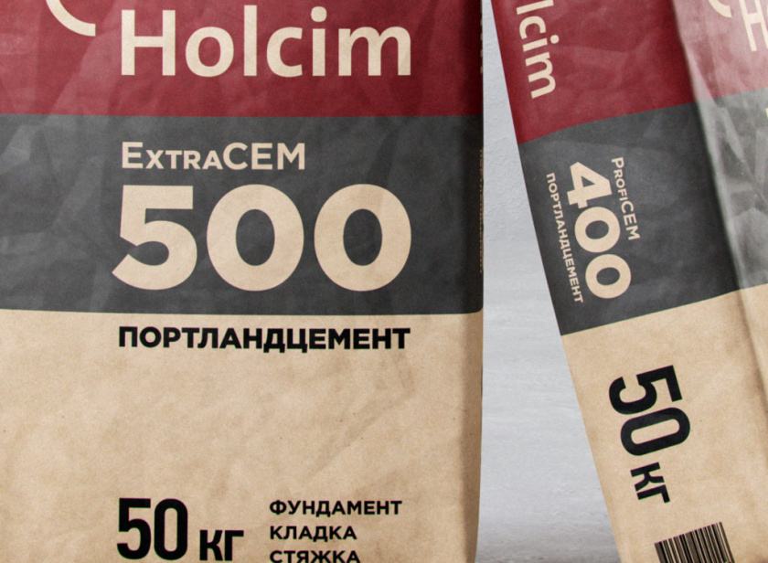 Holcim建筑混合水泥材料包裝設計