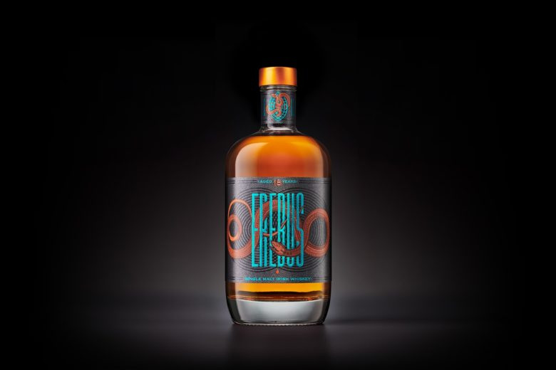 Erebus愛爾蘭威士忌酒包裝設計，暗色調神秘感的包裝風格