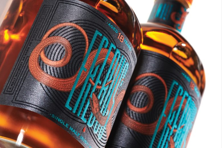 Erebus愛爾蘭威士忌酒包裝設計，暗色調神秘感的包裝風格