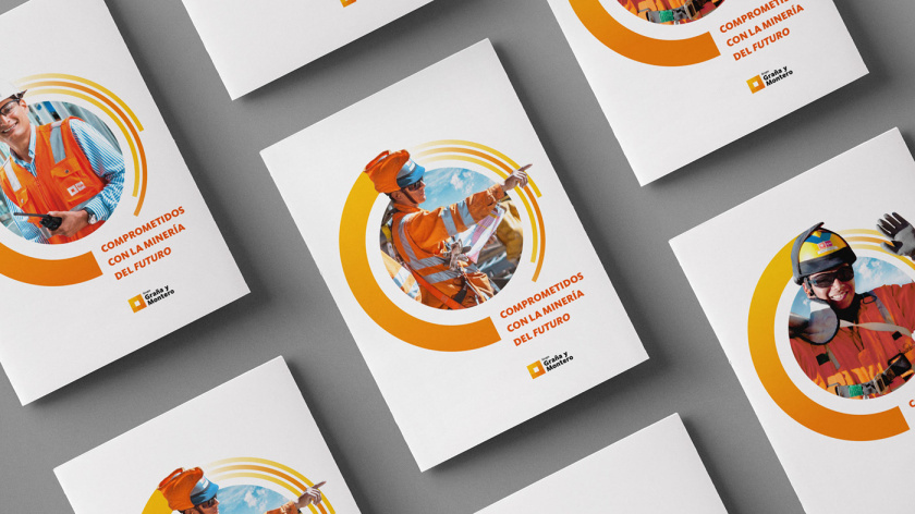 橙色印象——GyM基礎設置與能源建設建筑公司品牌形象設計vi設計