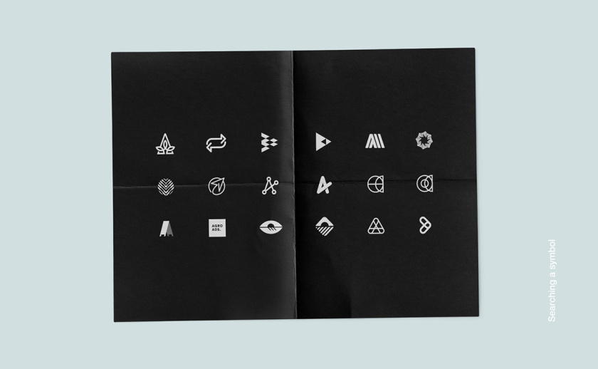 Agroads 農(nóng)業(yè)電子商務品牌logo設計，字母a+g，綠色線條logo