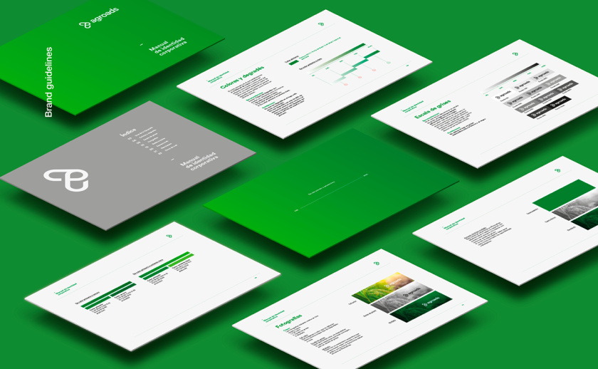 Agroads 農(nóng)業(yè)電子商務品牌logo設計，字母a+g，綠色線條logo