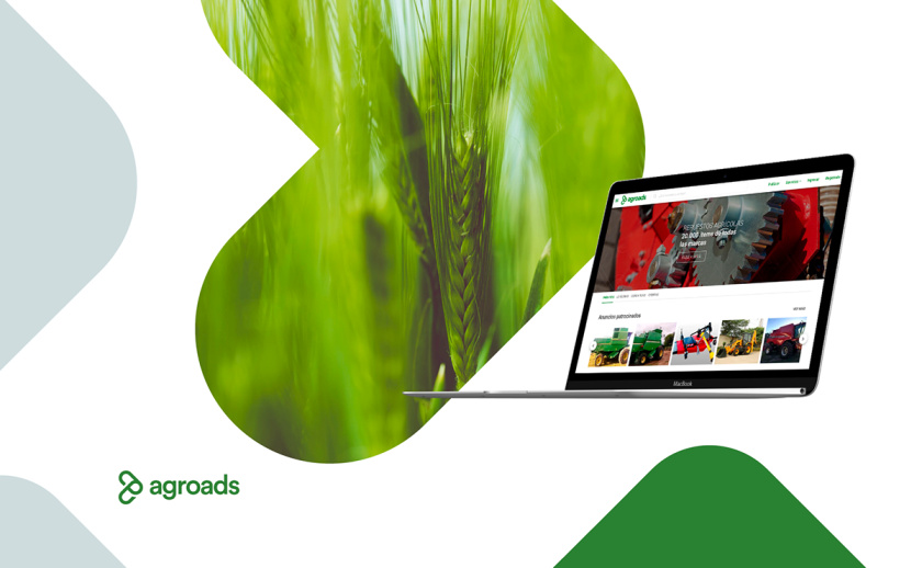 Agroads 農(nóng)業(yè)電子商務品牌logo設計，字母a+g，綠色線條logo