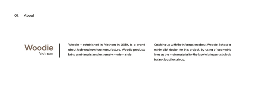 Woodie 高端家具制造品牌logo設(shè)計(jì)vi設(shè)計(jì) ”木紋元素“
