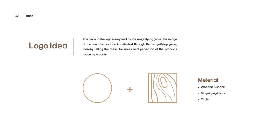 Woodie 高端家具制造品牌logo設(shè)計(jì)vi設(shè)計(jì) ”木紋元素“