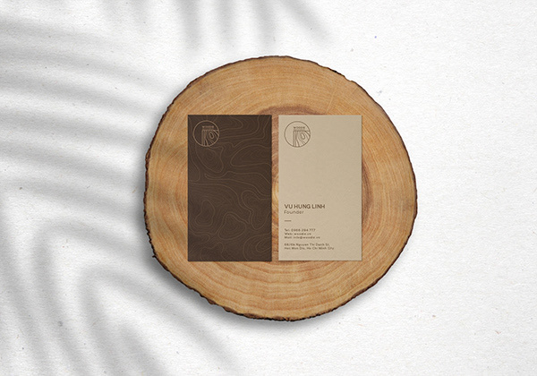 Woodie 高端家具制造品牌logo設(shè)計(jì)vi設(shè)計(jì) ”木紋元素“