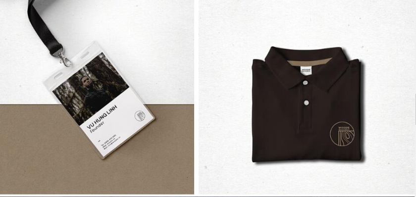 Woodie 高端家具制造品牌logo設(shè)計(jì)vi設(shè)計(jì) ”木紋元素“