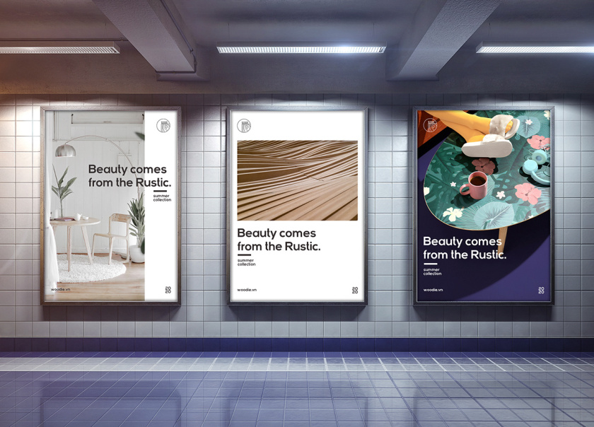 Woodie 高端家具制造品牌logo設(shè)計(jì)vi設(shè)計(jì) ”木紋元素“