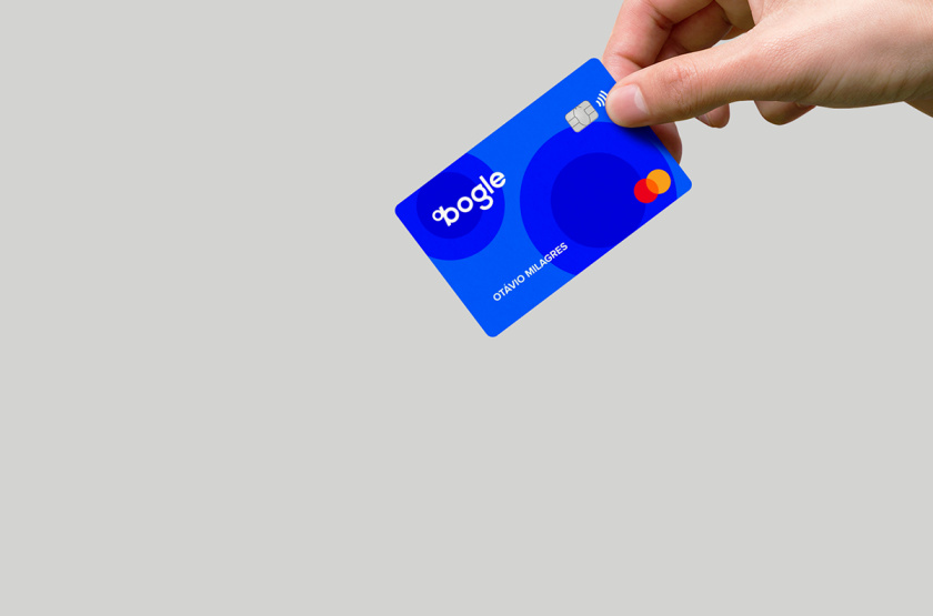 Bogle金融科技公司logo設計vi設計，首字母B改造成百分號%的形狀