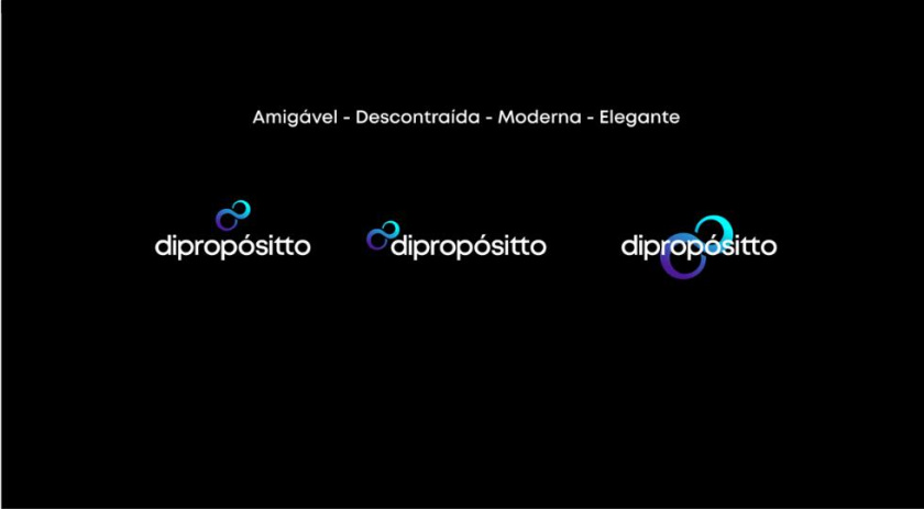 dipropósito 健身會所品牌視覺形象設計vi設計，活力動感的漸變色風格