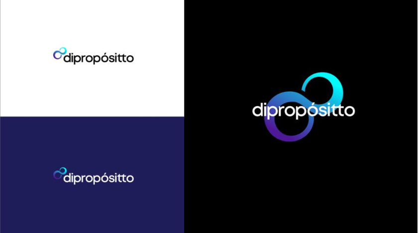 dipropósito 健身會所品牌視覺形象設計vi設計，活力動感的漸變色風格