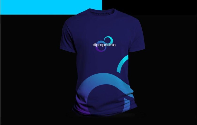 dipropósito 健身會所品牌視覺形象設計vi設計，活力動感的漸變色風格