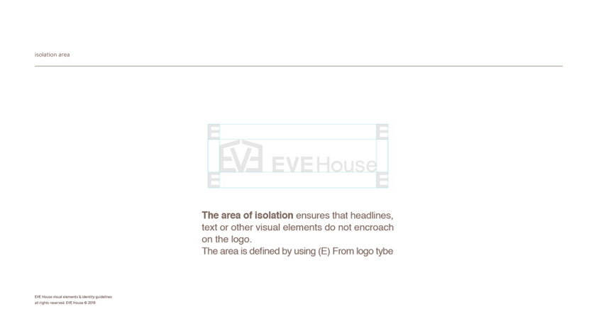 Eve House 家居用品品牌logo設計vi設計，追求設計感的女性粉色風格