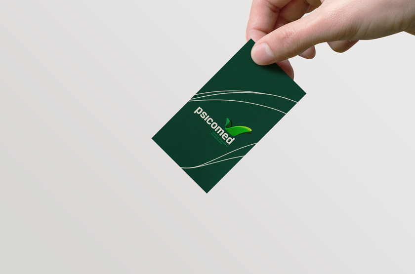 Psicomed 醫院品牌形象設計logo設計vi設計，高端與富有生命力